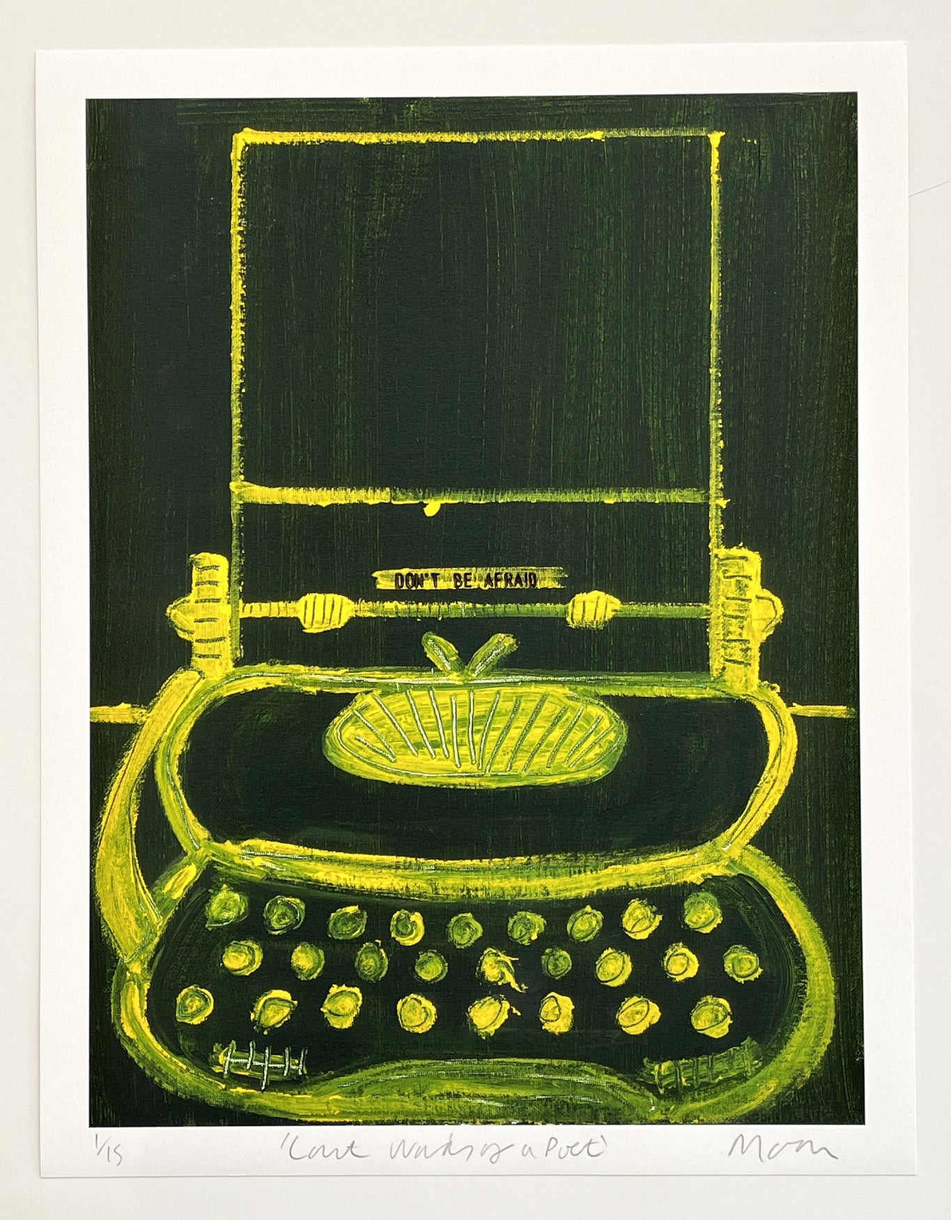 Tony Moon - Last Words Of A Poet (Seamus Heaney) (Green)
