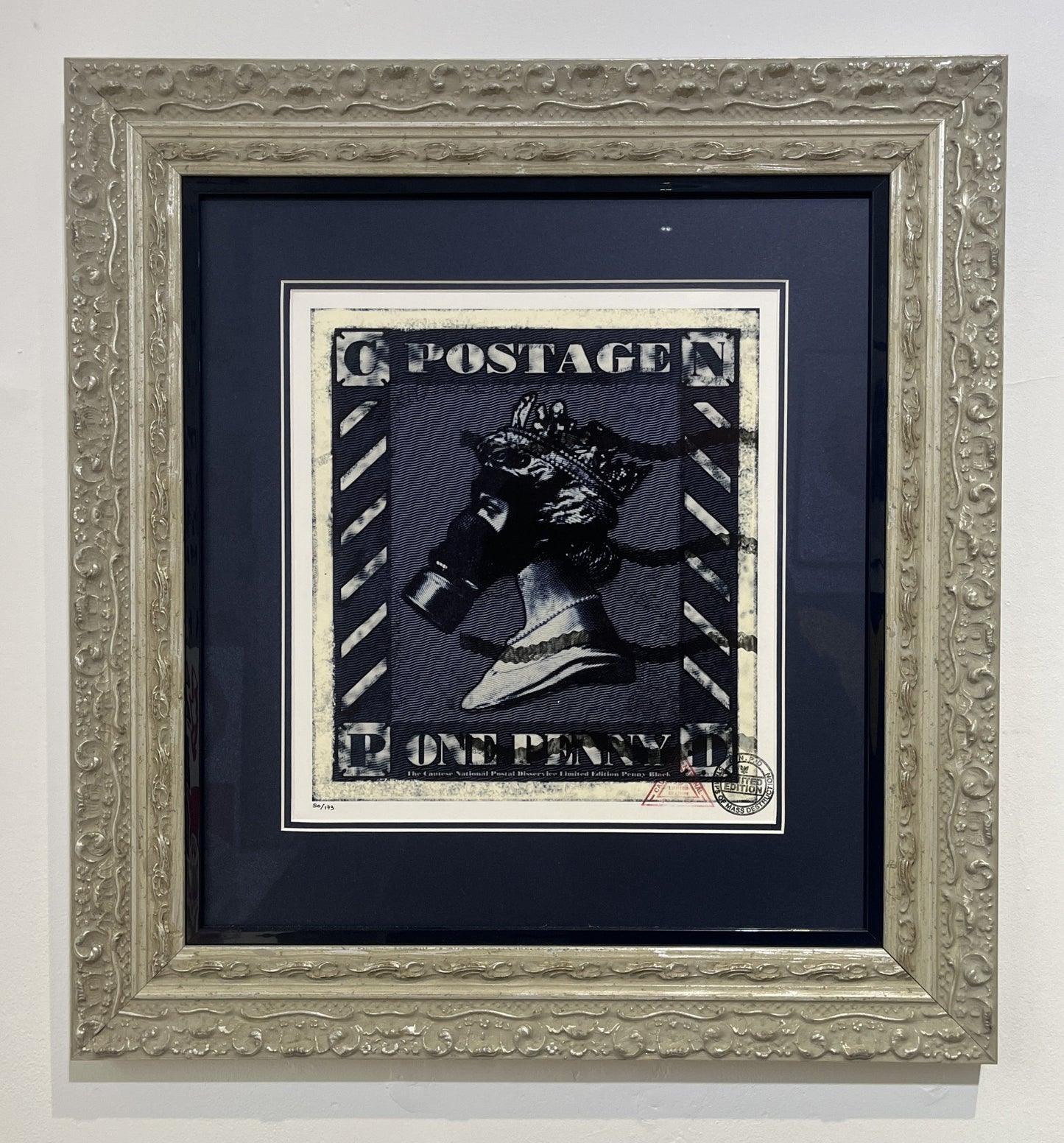 Jimmy Cauty - One Penny Queen (Framed)