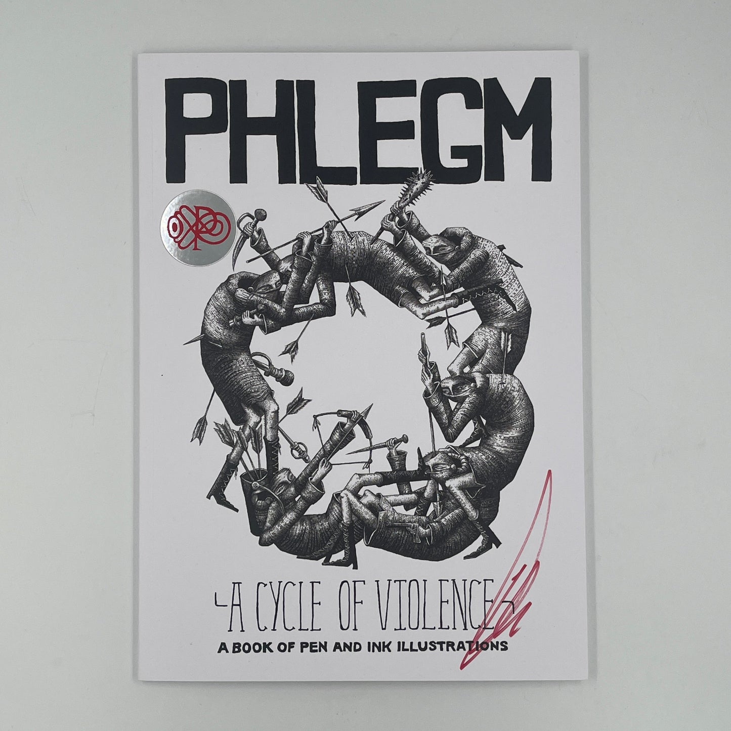 Phlegm - A Cycle Of Violence (Signed Book) (One Per Person Please)