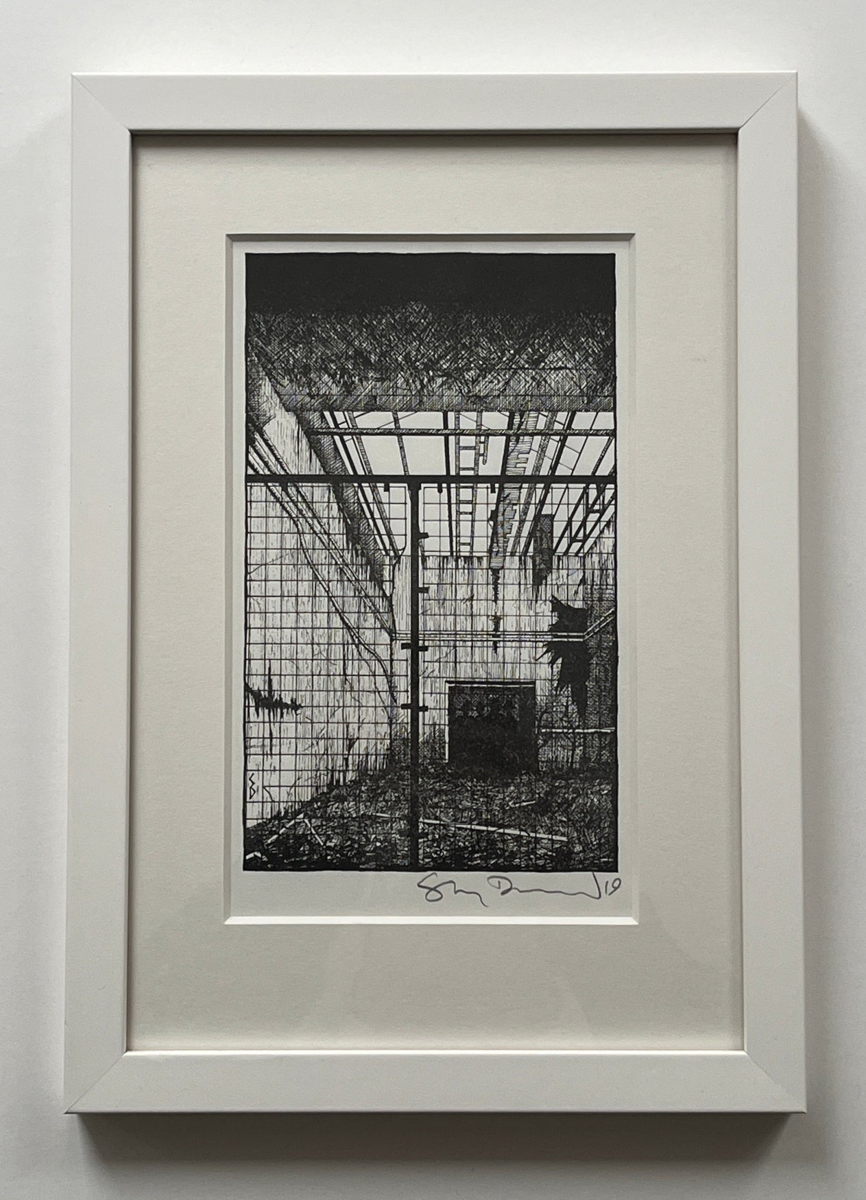 Stanley Donwood - Ness Test Print 2 (Framed)