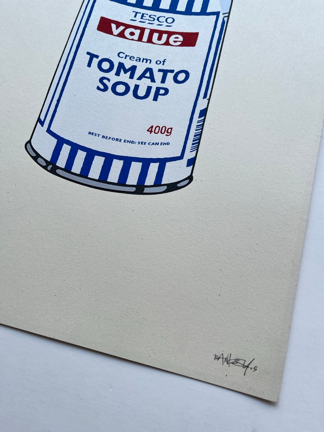 Banksy - Soup Can (Original Colourway) (Signed)