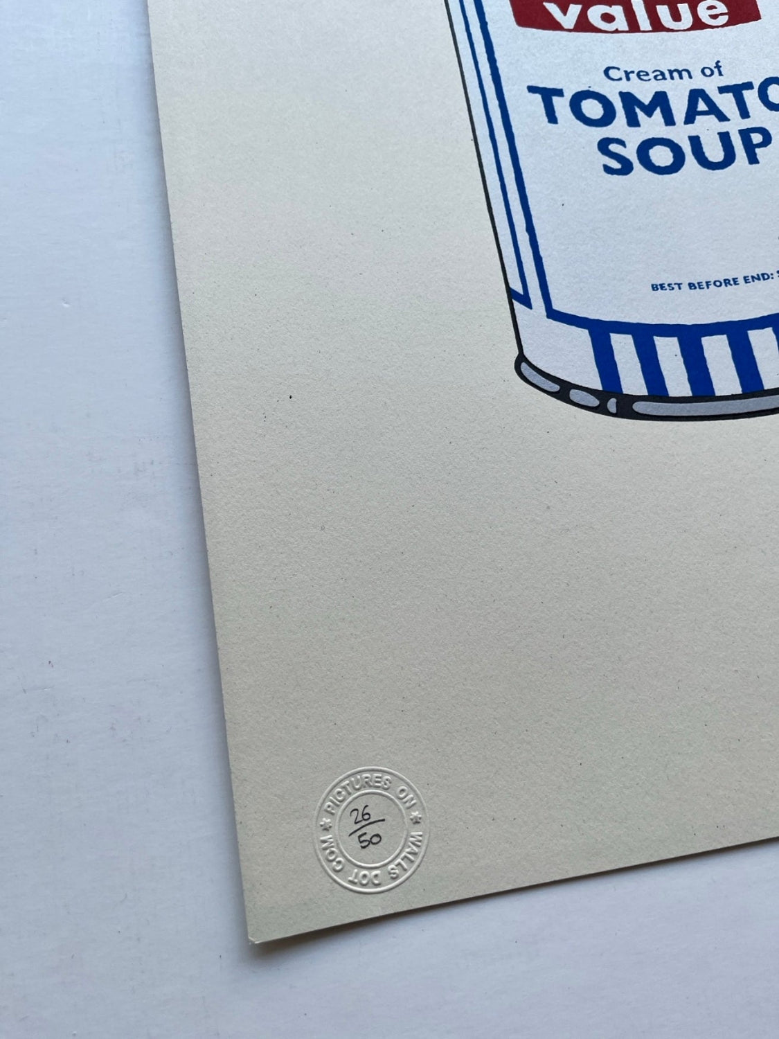 Banksy - Soup Can (Original Colourway) (Signed)