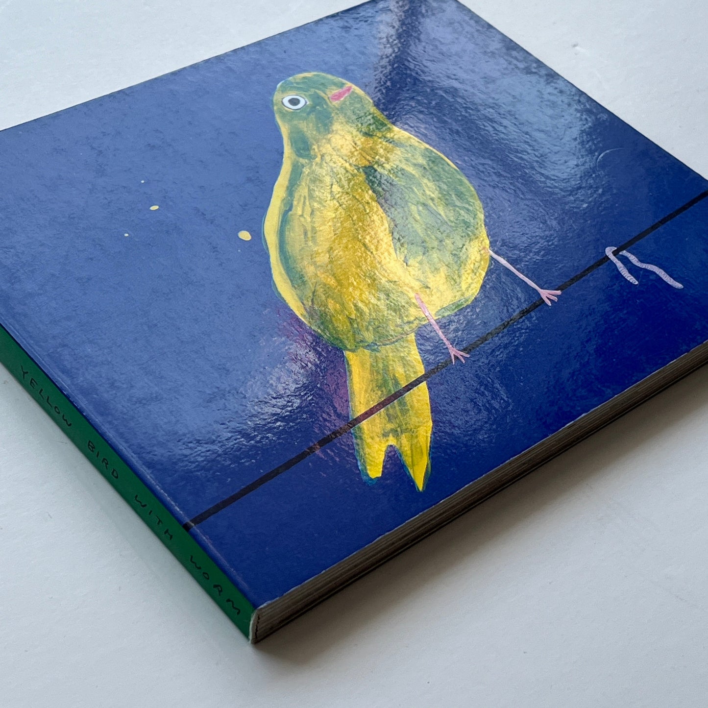 David Shrigley - Yellow Bird With Worm