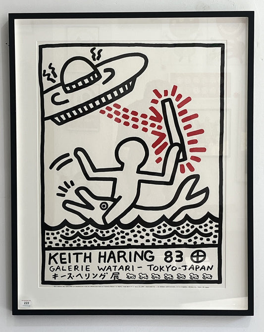 Keith Haring - Galerie Watari Exhibition Poster, 1983
