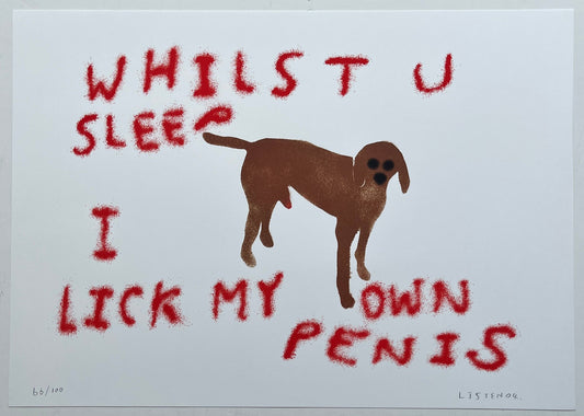 Listen04 - Dog Dick (Screenprint)
