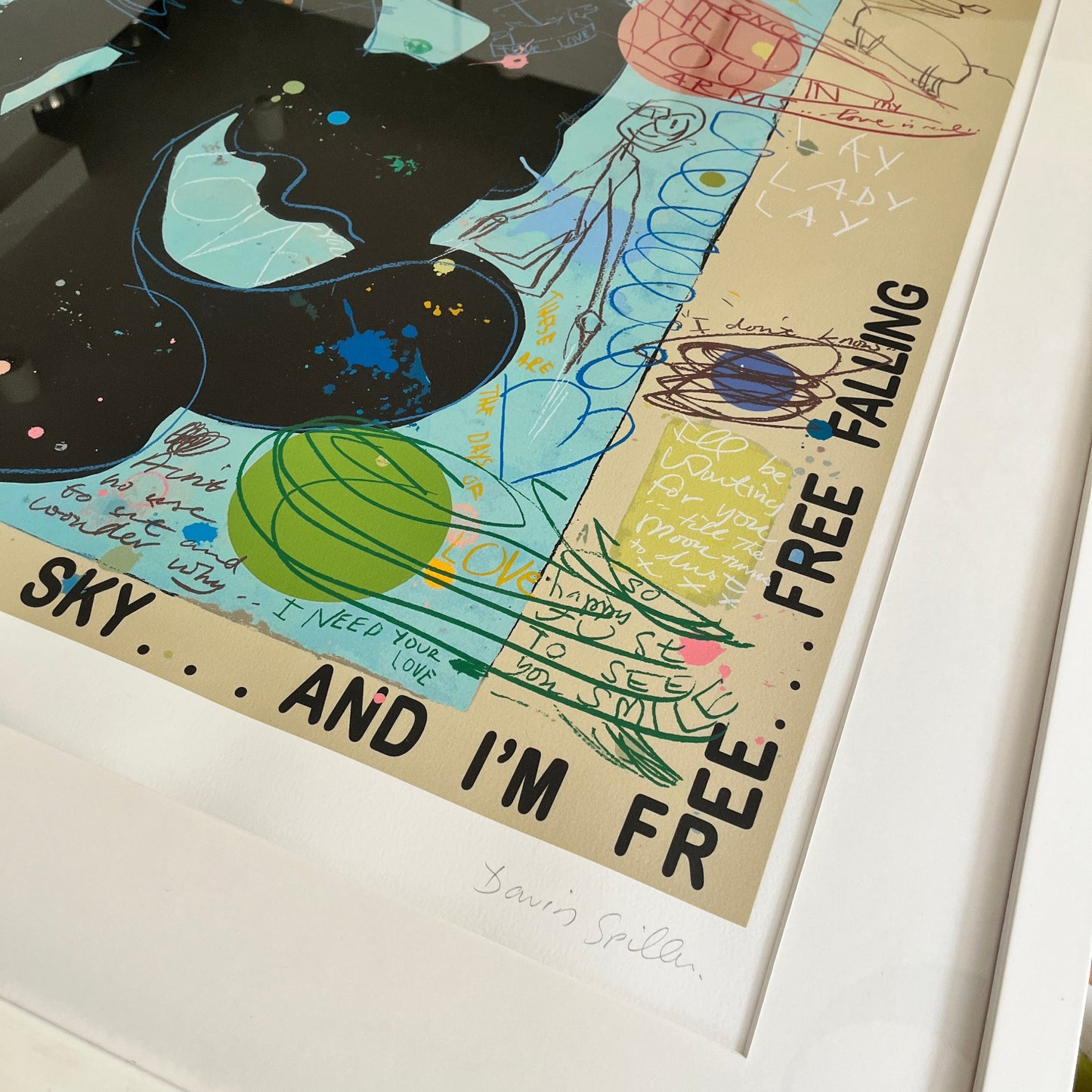 David Spiller - Free Falling (Large Signed Print) (2008)