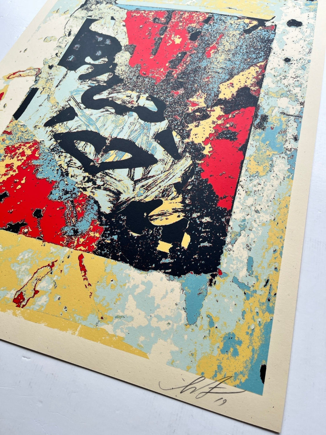 Shepard Fairey - Enhanced Disintegration (Red)