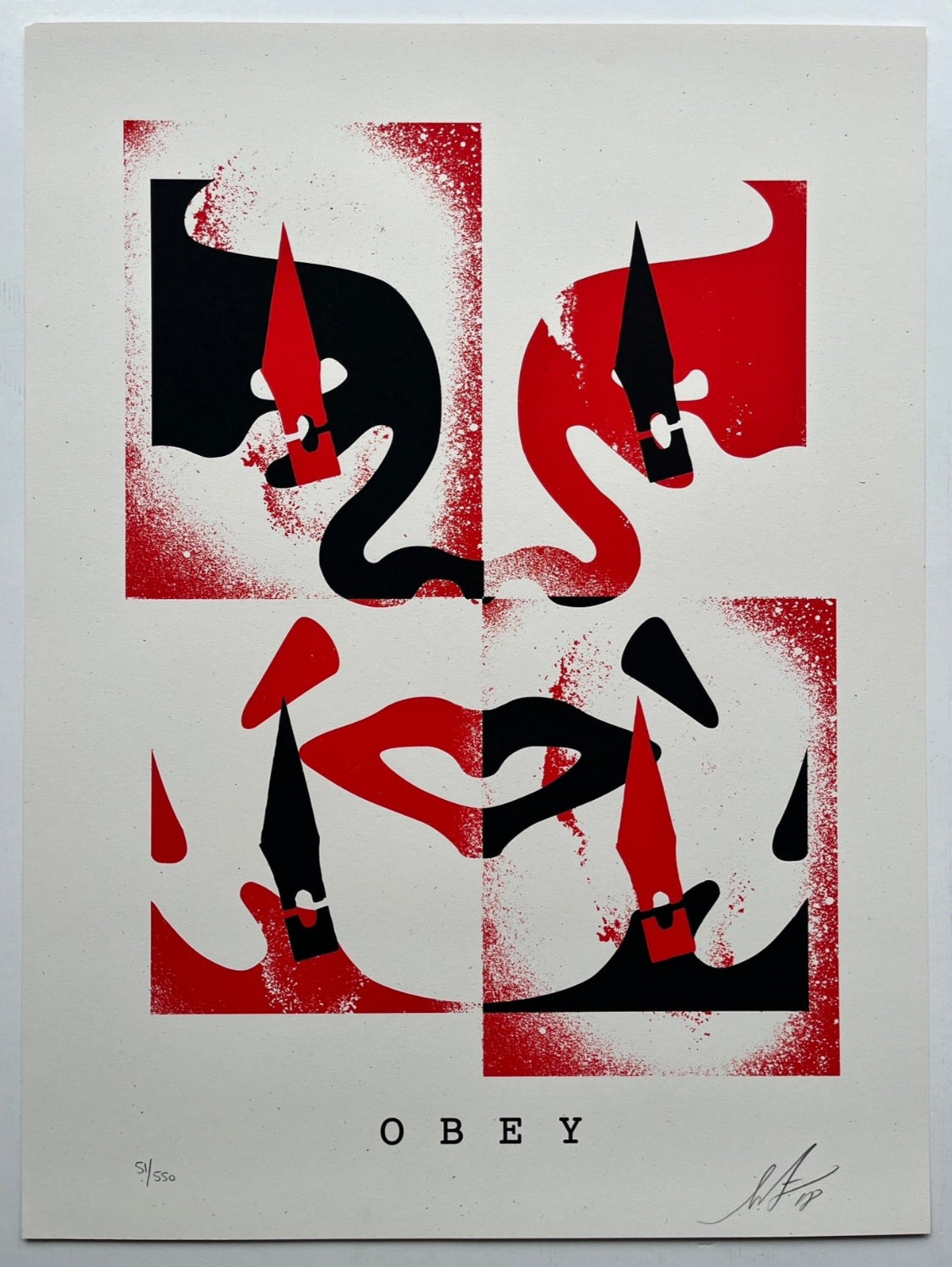 Shepard Fairey - Cut It Up - Do It Yourself (Red)