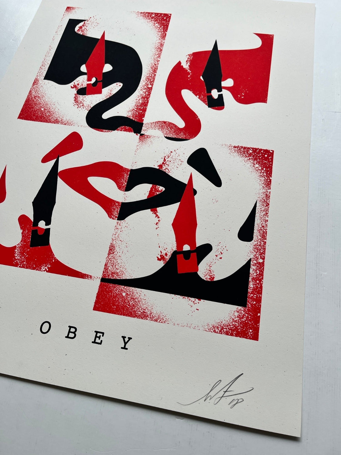 Shepard Fairey - Cut It Up - Do It Yourself (Red)
