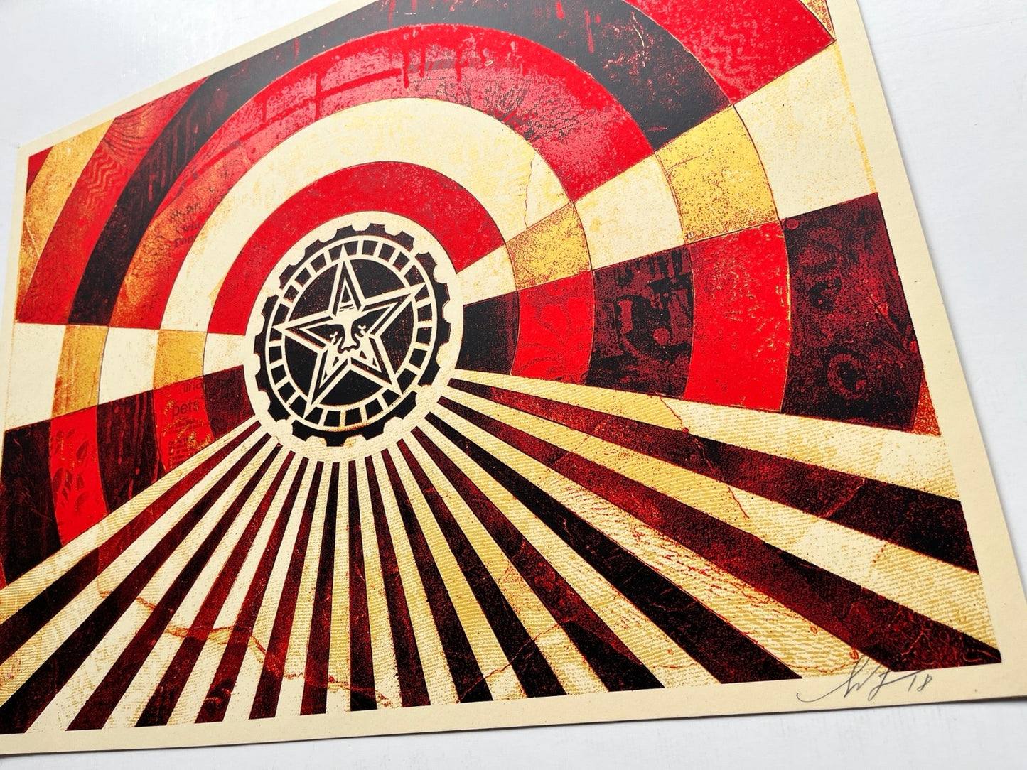 Shepard Fairey - Tunnel Vision (Gold)