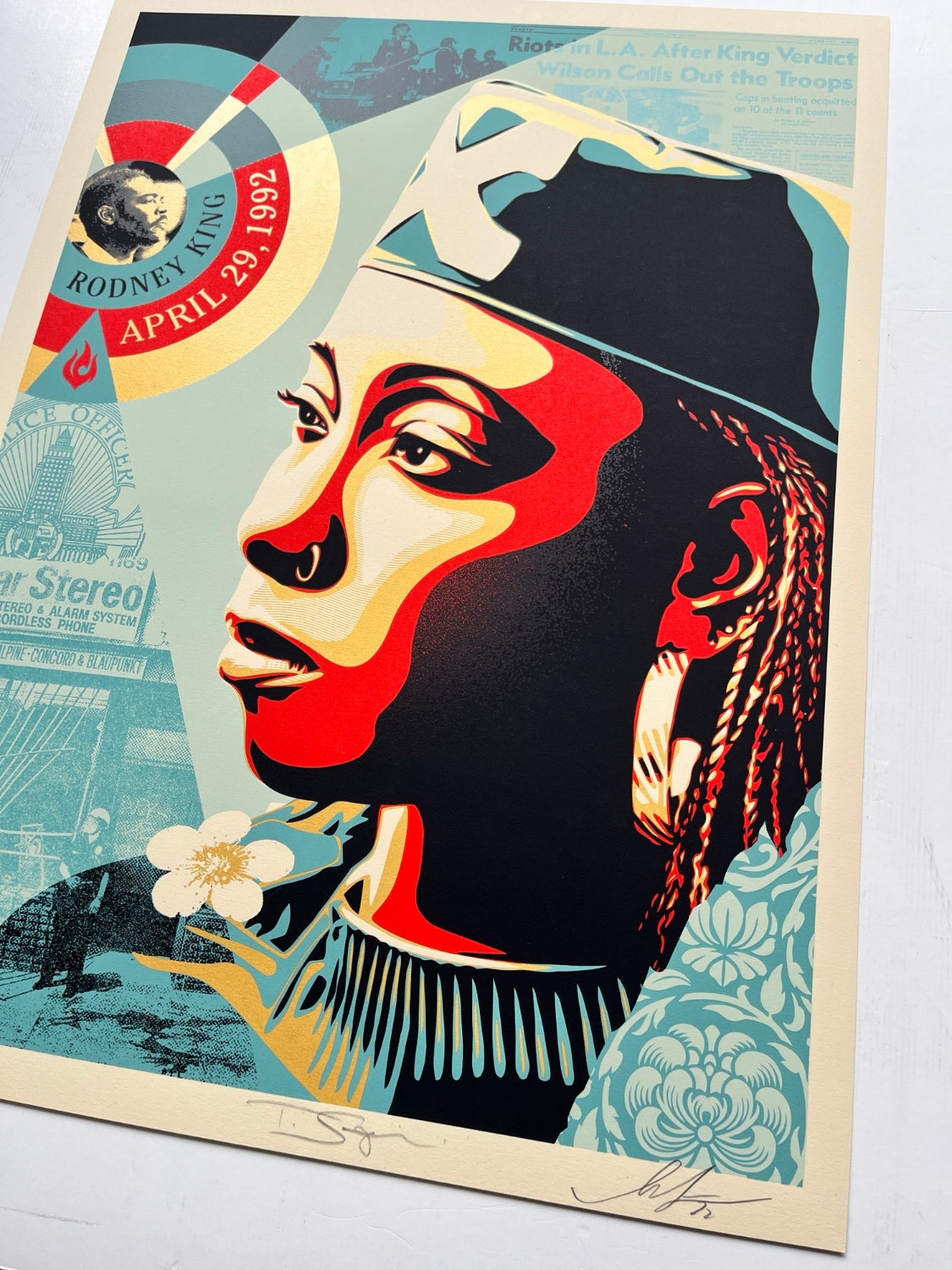 Shepard Fairey - Eyes On The King Verdict