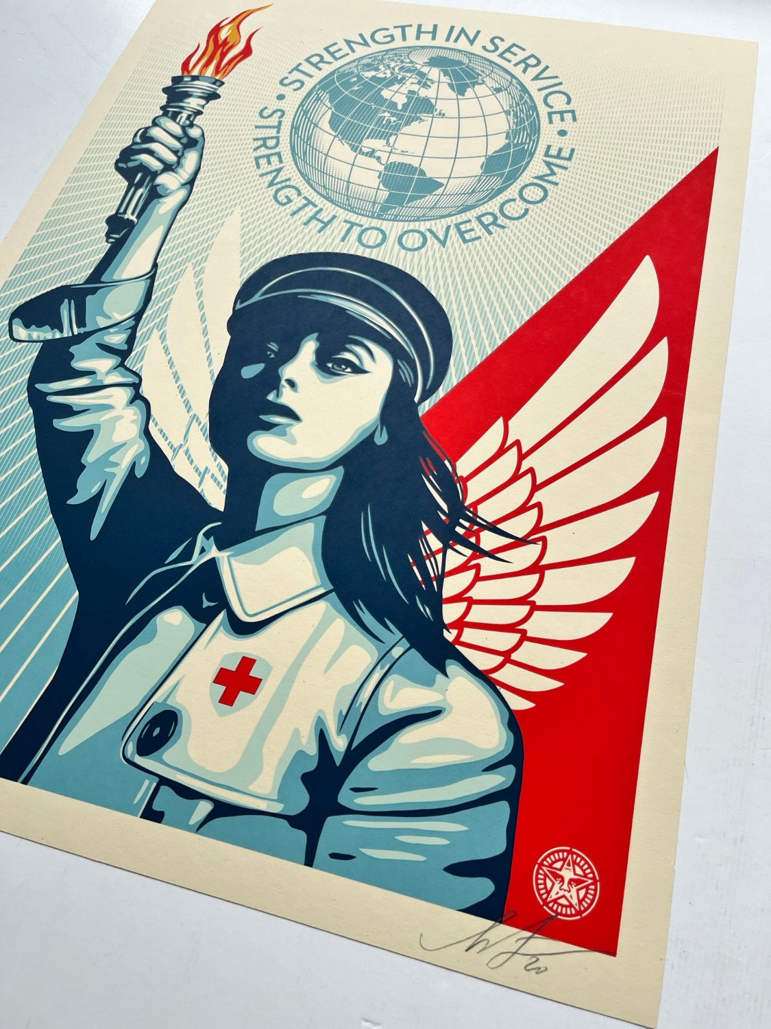 Shepard Fairey - Angel Of Hope & Strength
