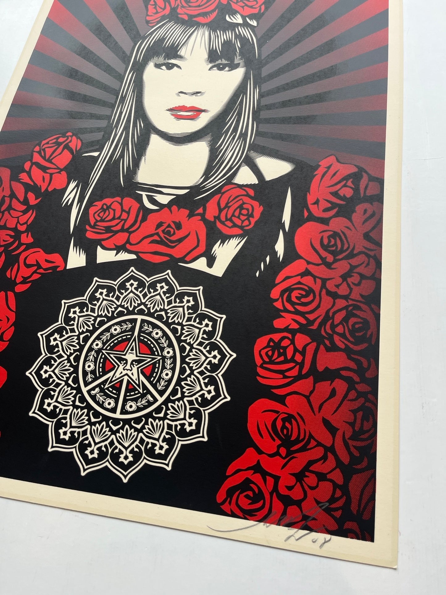 Shepard Fairey - Rose Girl