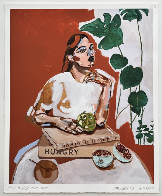 Marcelina Amelia - How To Fill The Void (Hand-Finished Print)