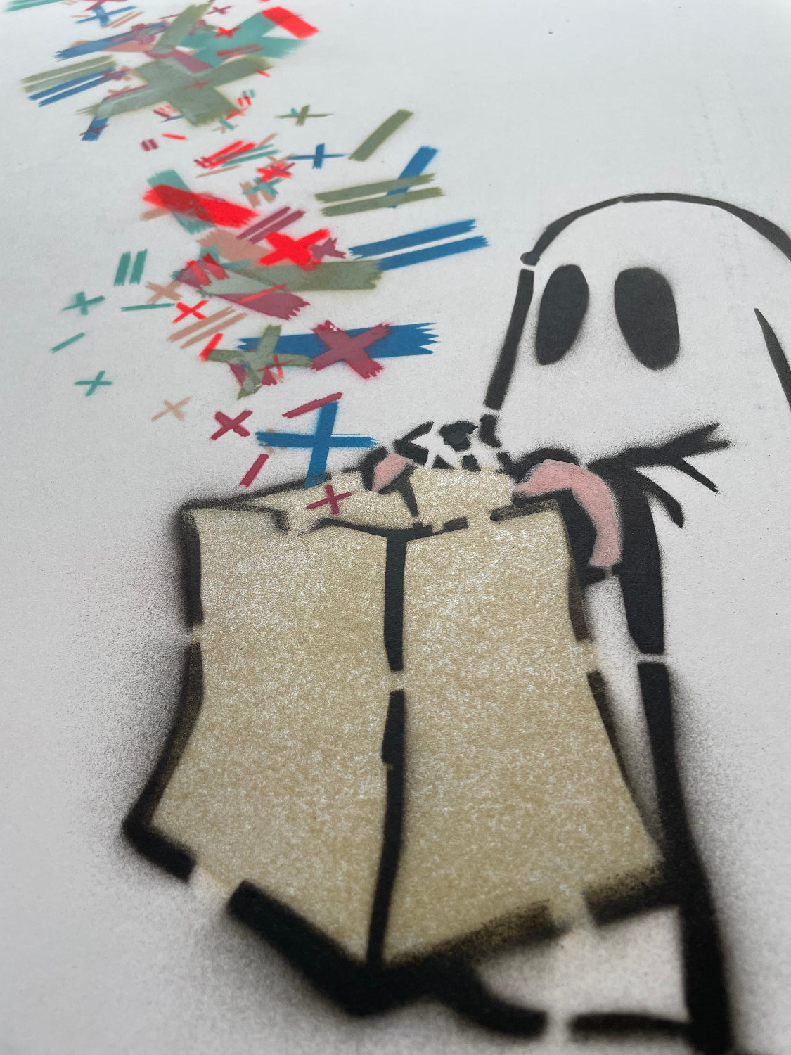Stevie Unknown - You Bring The Math, We'll Bring The Magic (Pick n Mix) (Original Painting on Paper)