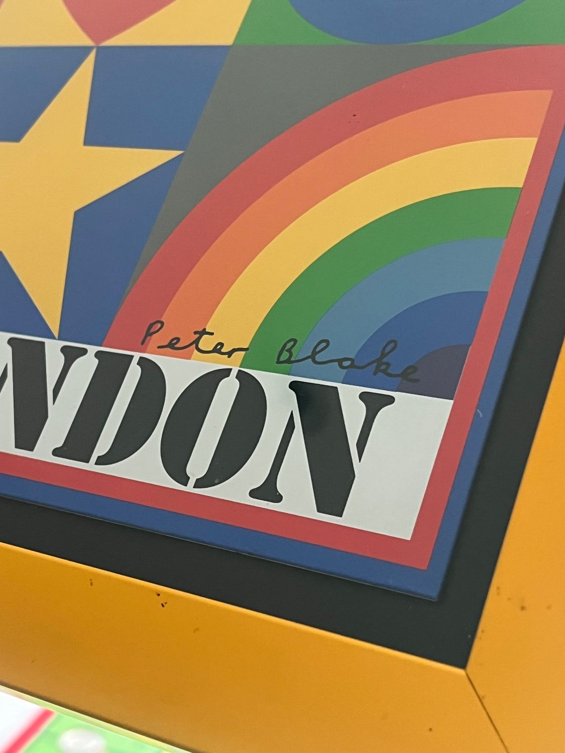 Sir Peter Blake - I Love London (Framed)