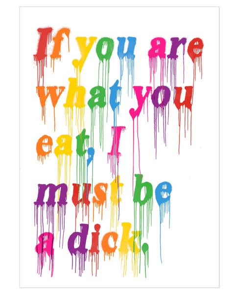 Listen04 - If You Are What You Eat (Screenprint)