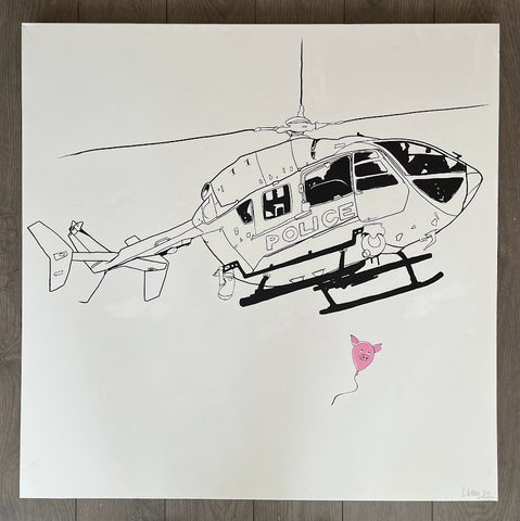 Lushsux - Pigs Might Fly (Large Canvas)