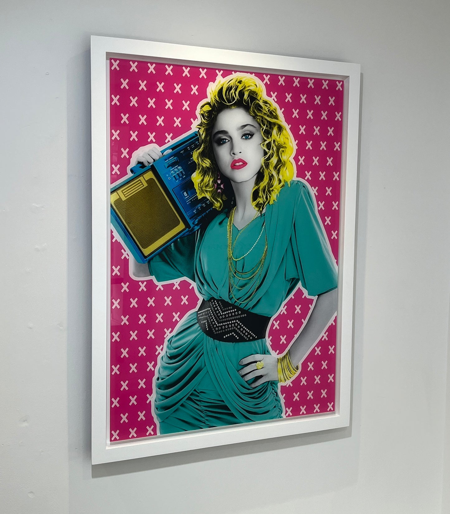 The Postman - Madonna (Large Acrylic Shadow Framed Original)