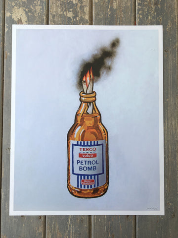 Banksy - Tesco Value Petrol Bomb Poster