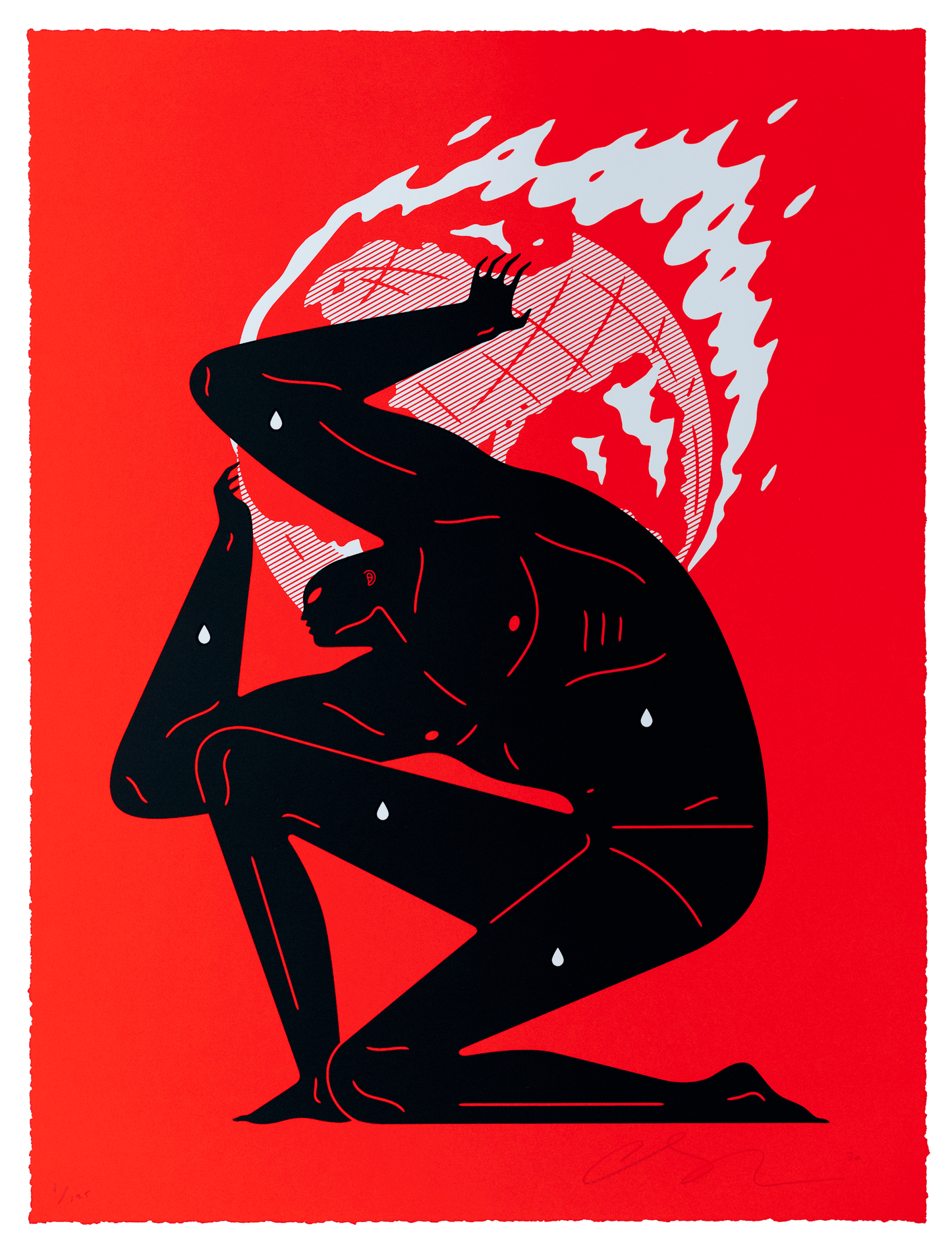 Cleon Peterson - World On Fire (Red)