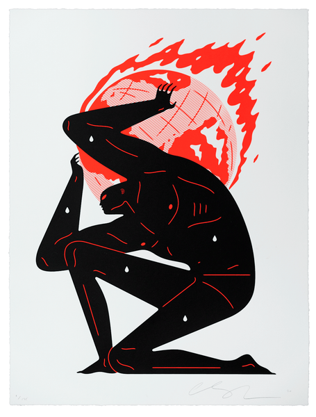 Cleon Peterson - World On Fire (White)
