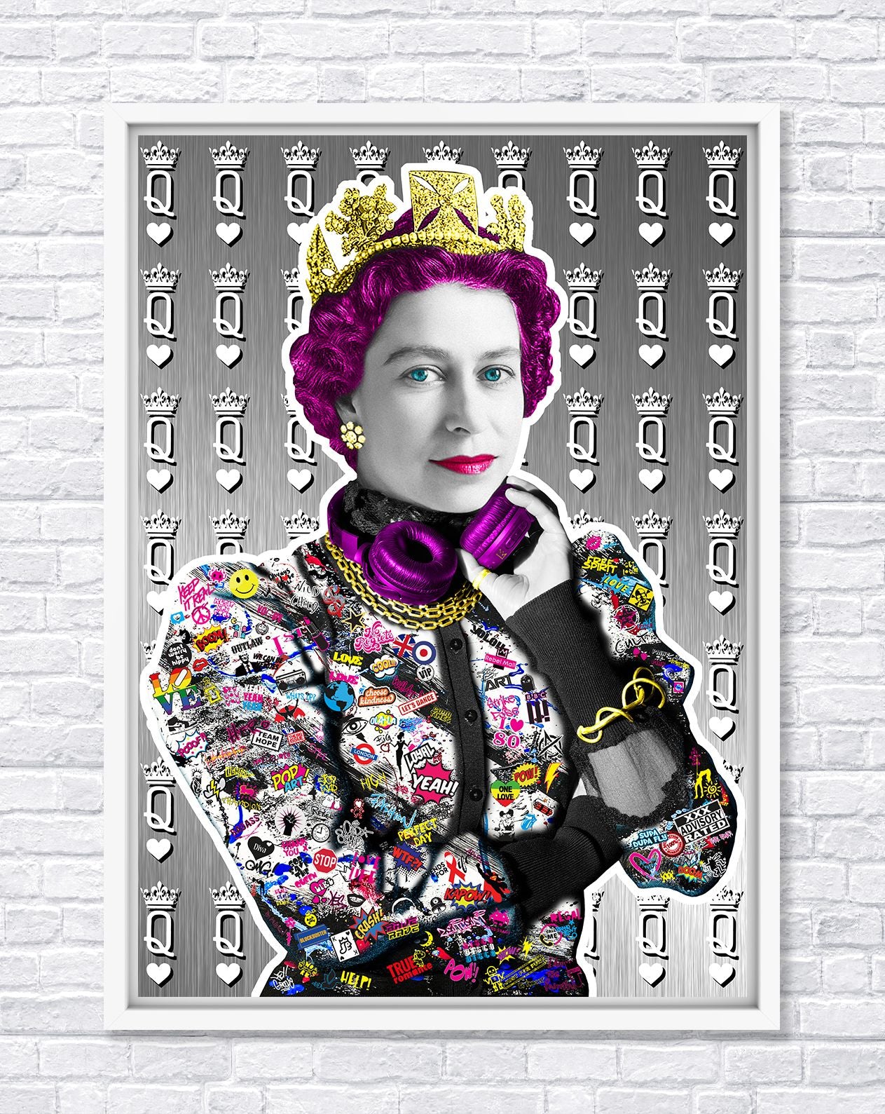 The Postman - The Queen (A2 / A1 Framed Aluminium Edition)
