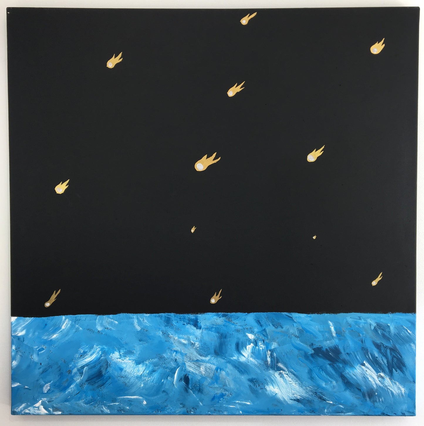 Euan Roberts - The Night The Sky Fell - Signed Original Canvas Painting