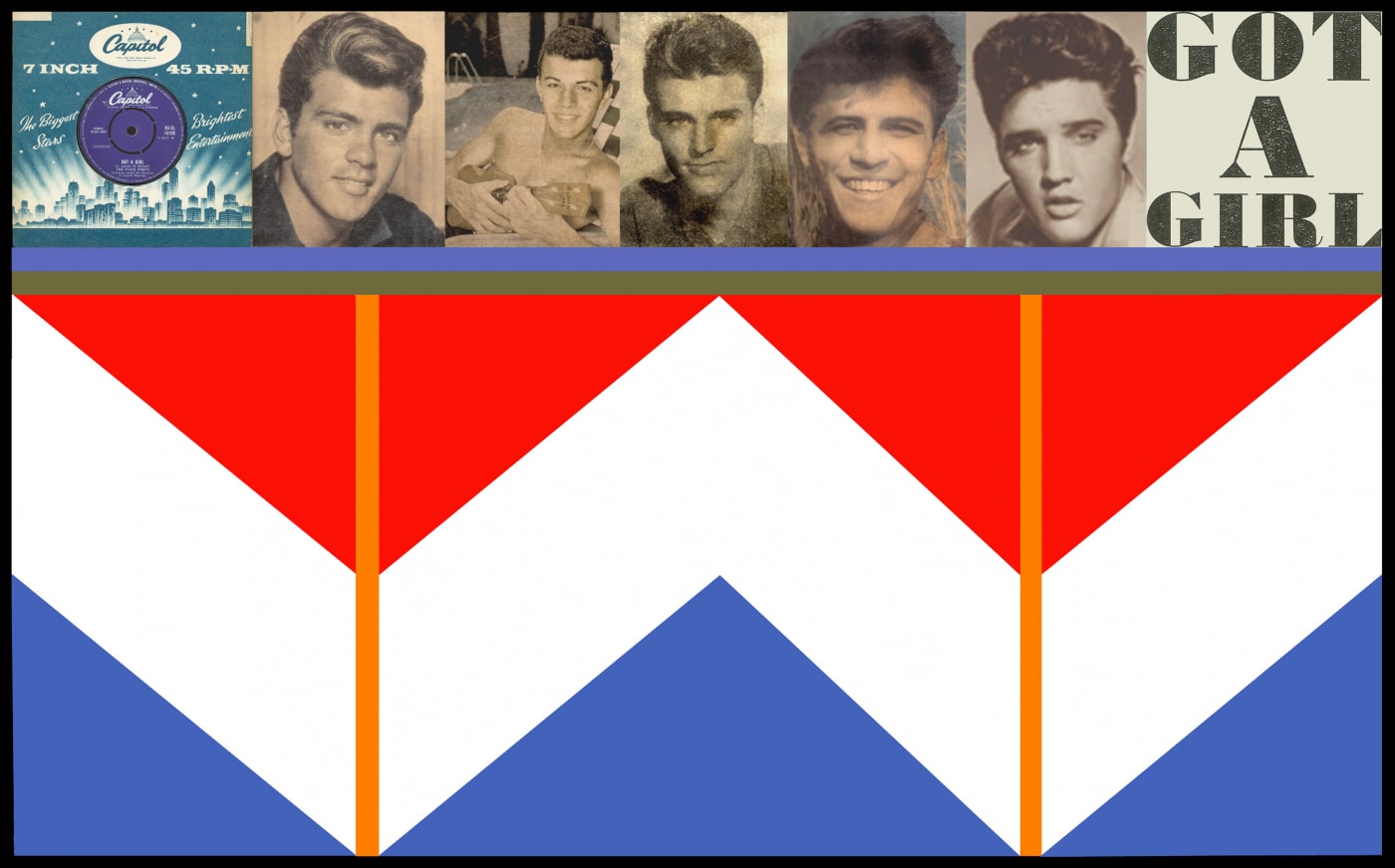 Sir Peter Blake - Got A Girl (Large Format Signed Elvis Print)