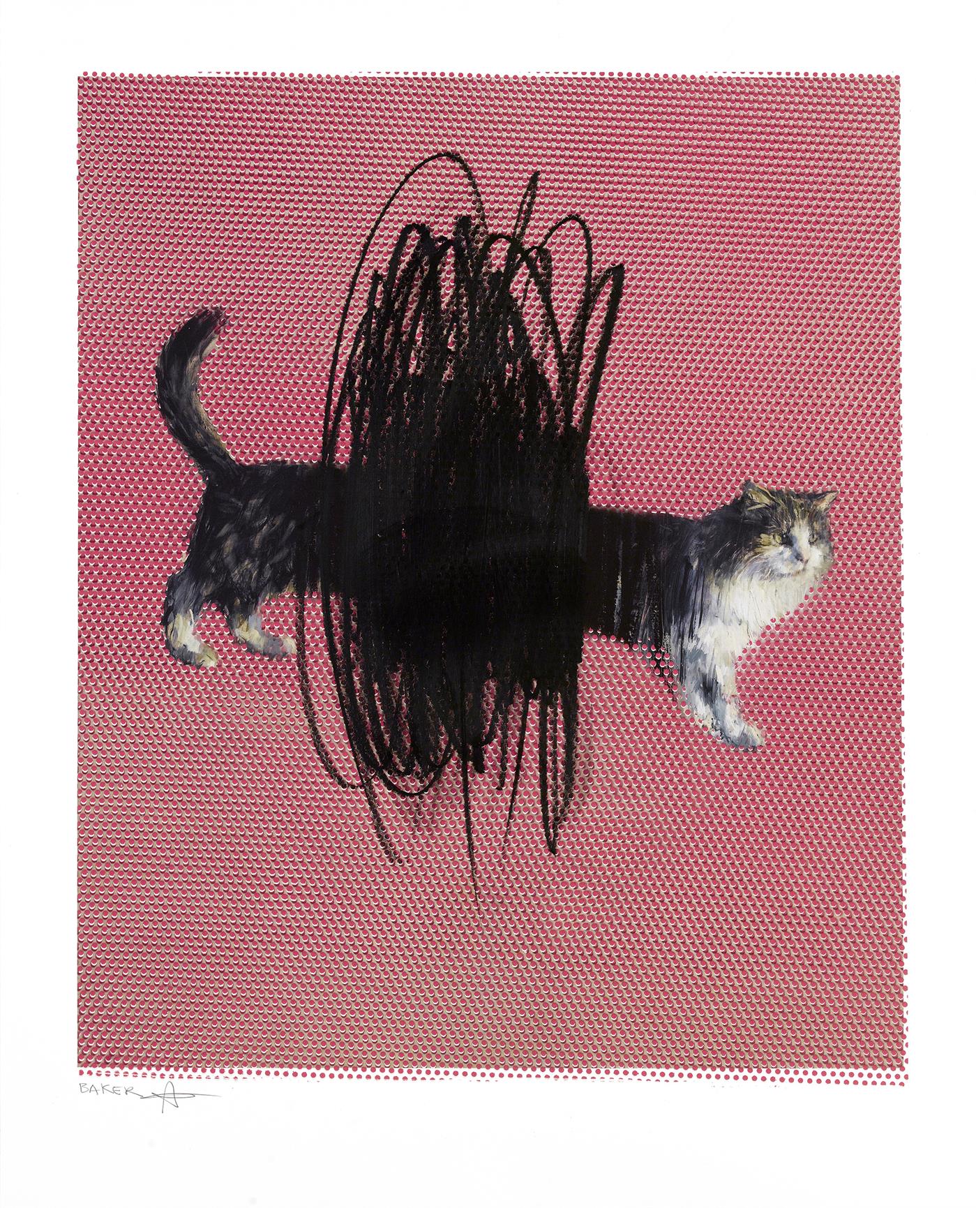 Charming Baker - One Or Two Cats (Hand-Finished Print)