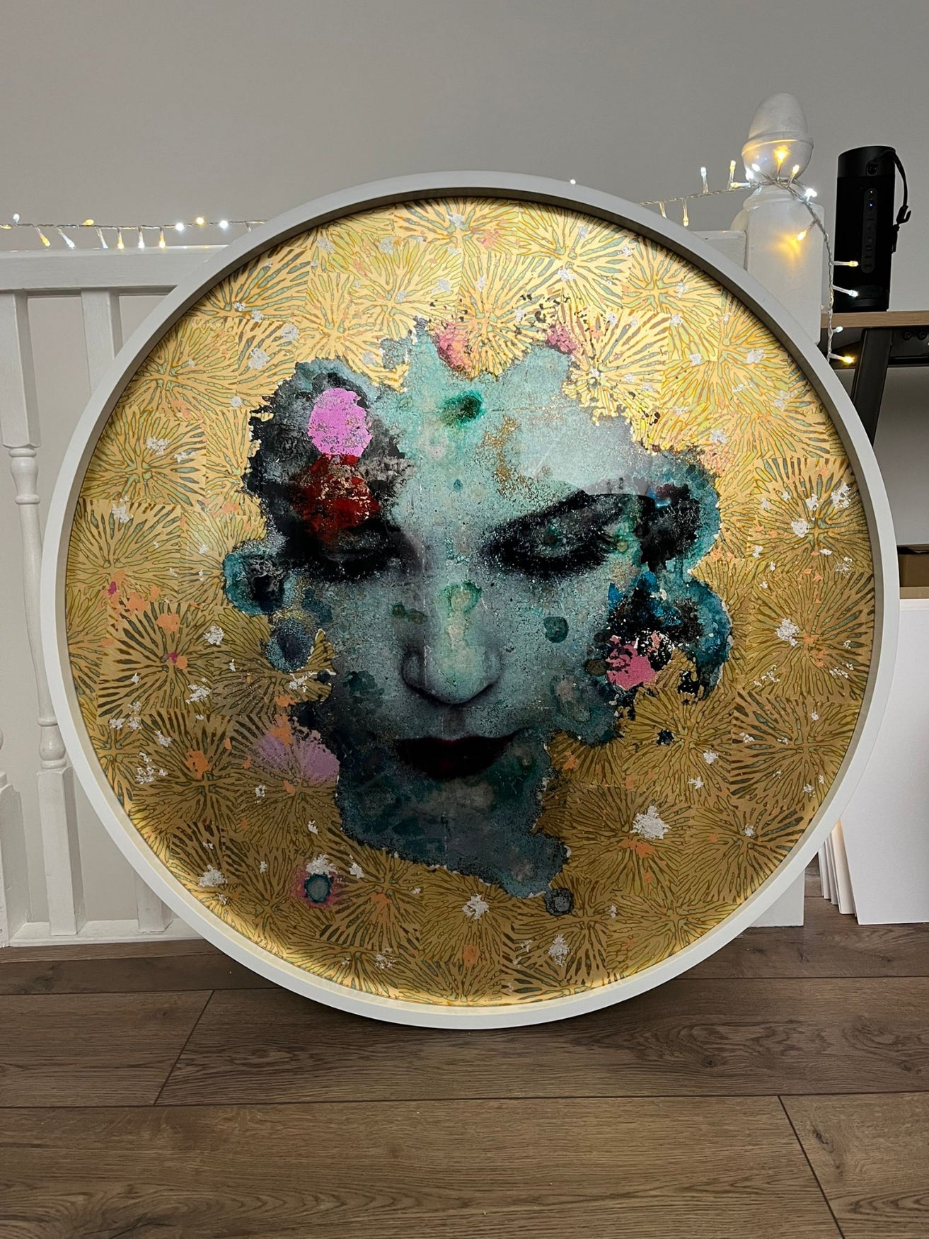 Andrew Millar - Falling Leaves (Framed Disc) (White Frame)