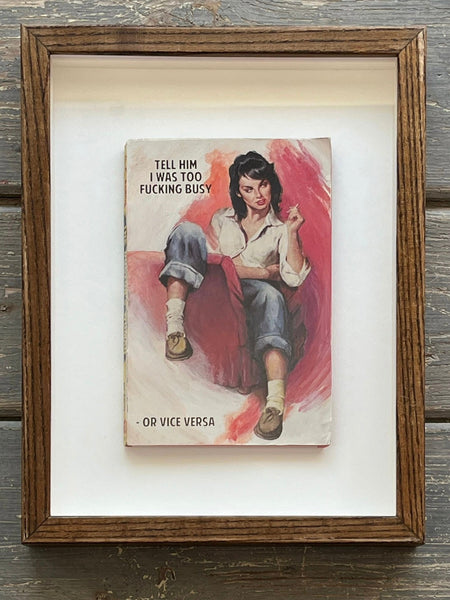 The Connor Brothers - Vice Versa (Original Vintage Book Painting)