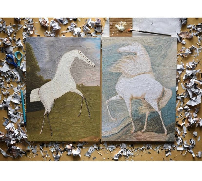 Lola Dupré - After James Ward (Framed Original Collage)