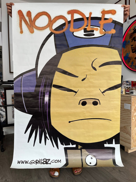 Jamie Hewlett - Gorillaz Noodle Bus Stop Demon Days Promo Poster