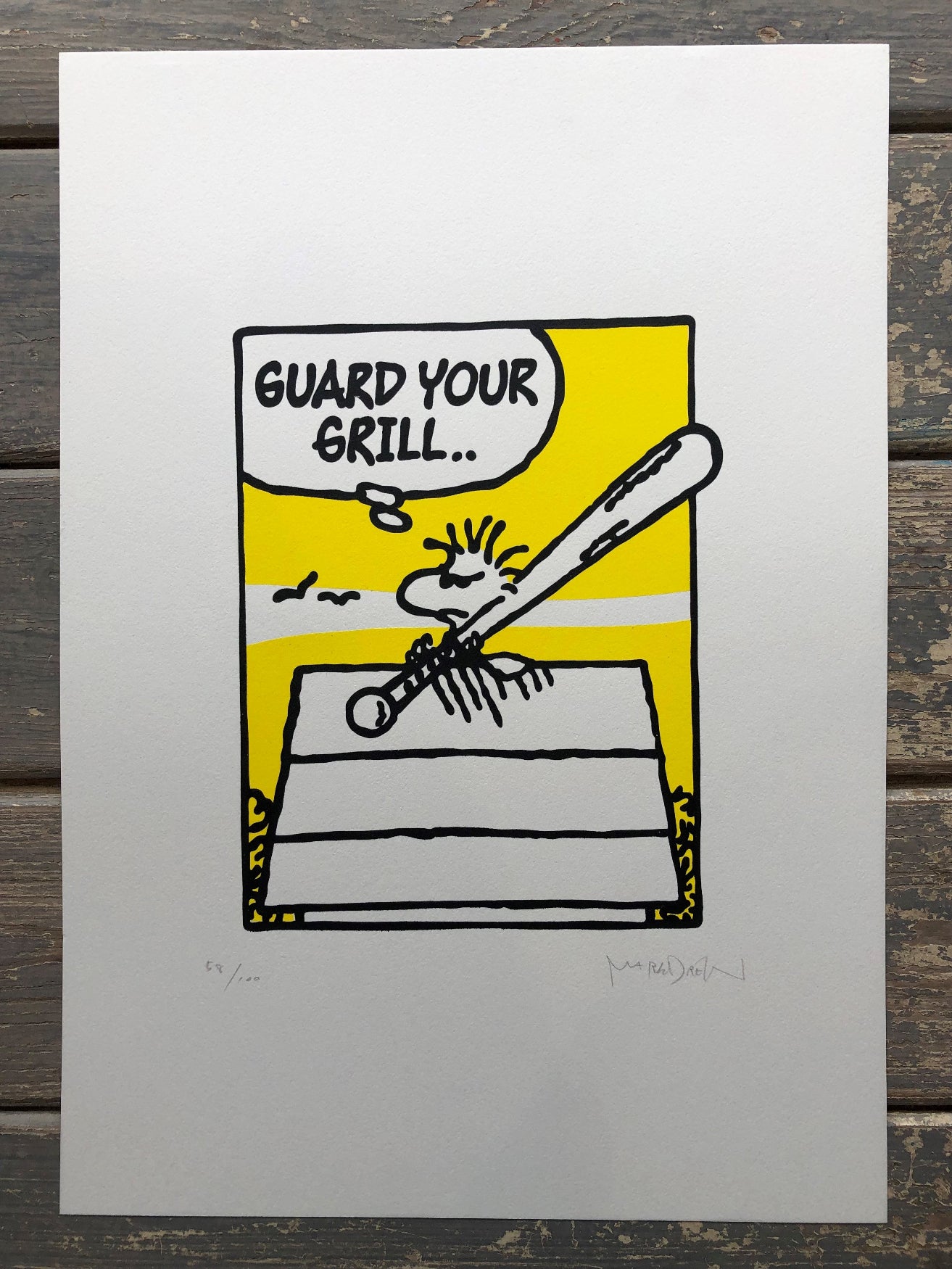 Mark Drew - Guard Your Grill (Naughty By Nature) (Yellow)