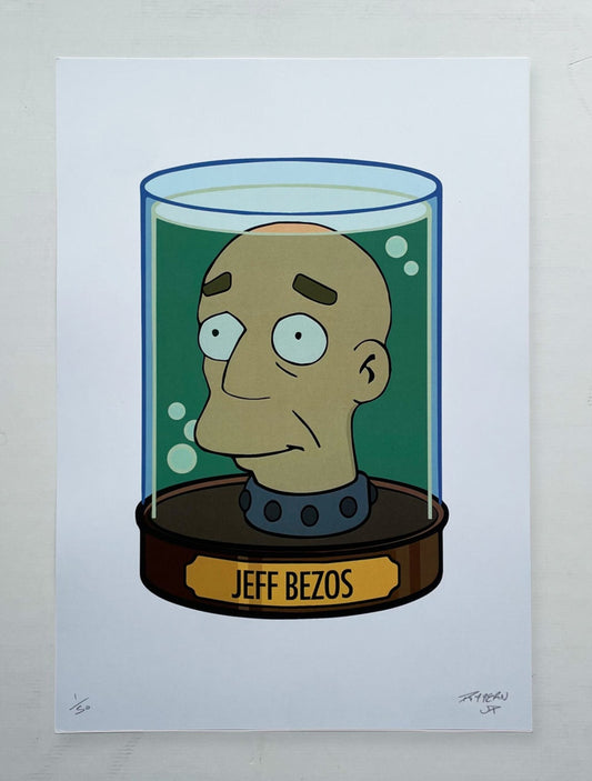 Pattern Up - Heads in Jars : Jeff Bezos