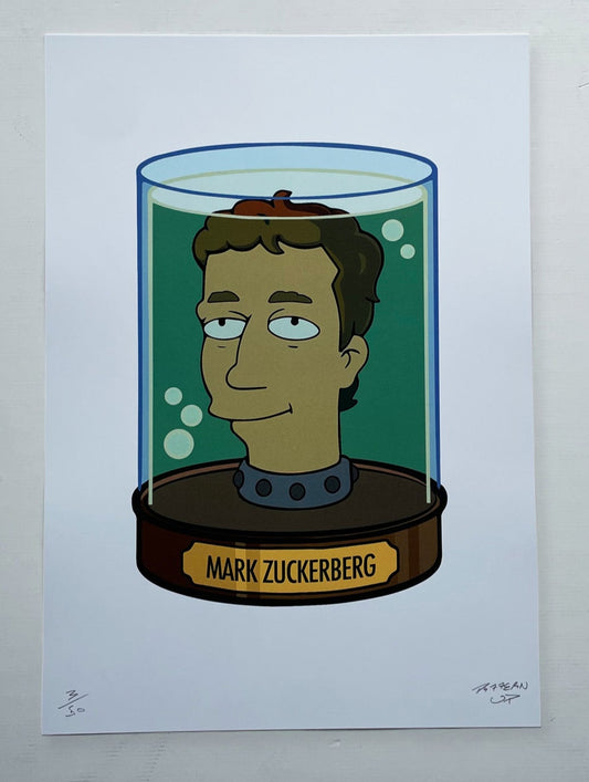 Pattern Up - Heads In Jars : Mark Zuckerberg