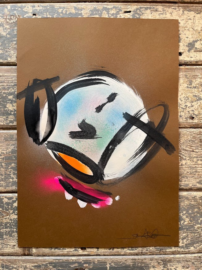 Stevie Unknown - Mini Headz 4 (Original Painting)