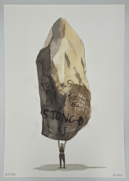 Escif - Save The Mountain (AP)