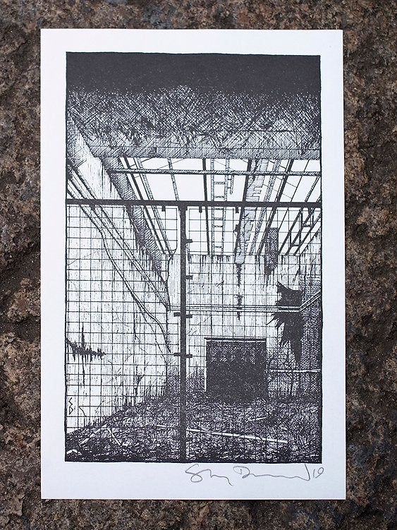 Stanley Donwood - Ness Test Print 2 (Framed)