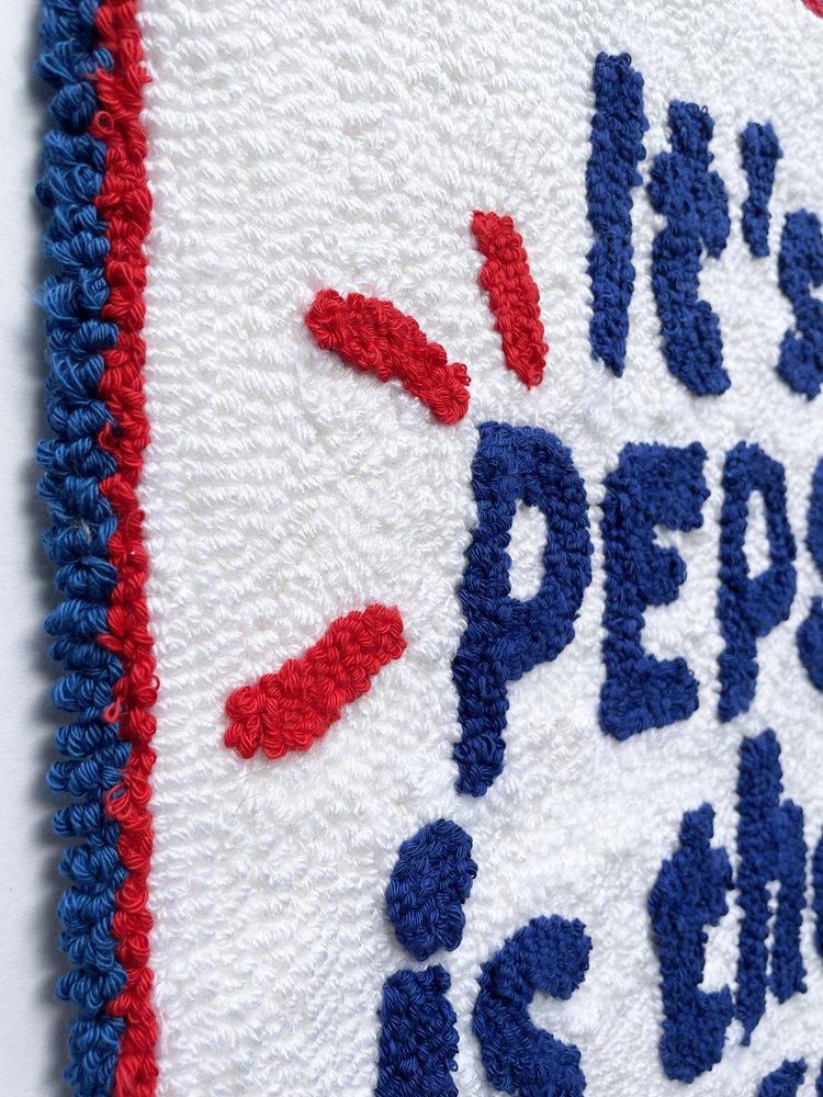 Bob & Eve - Pepsi (Original Framed Textile)
