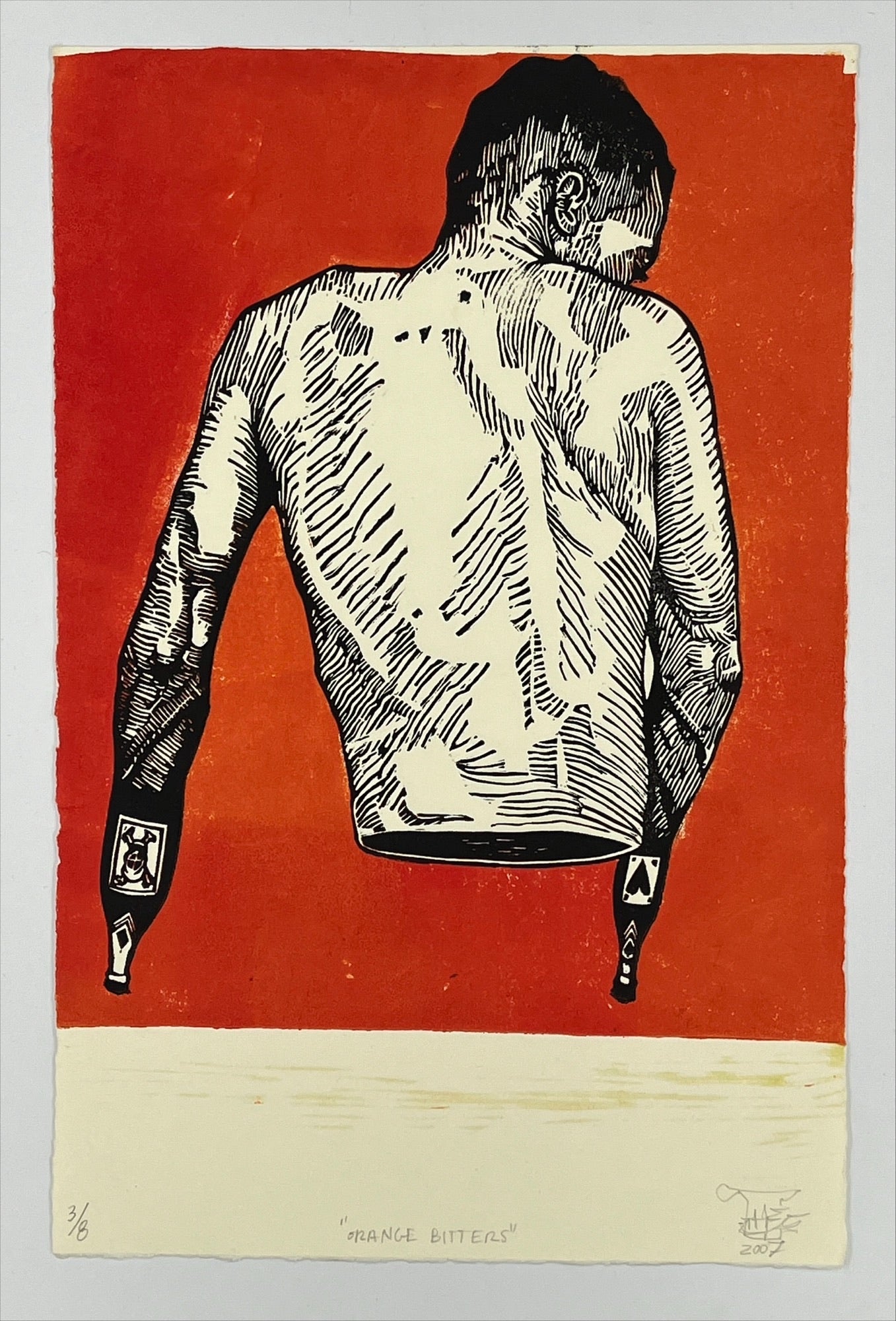 Troy Lovegates / Other - Orange Bitters (Linocut)
