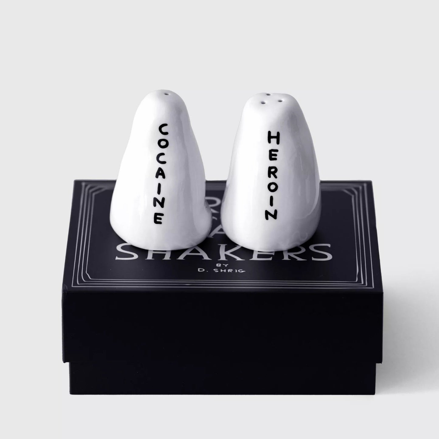 David Shrigley - Salt & Pepper Shakers