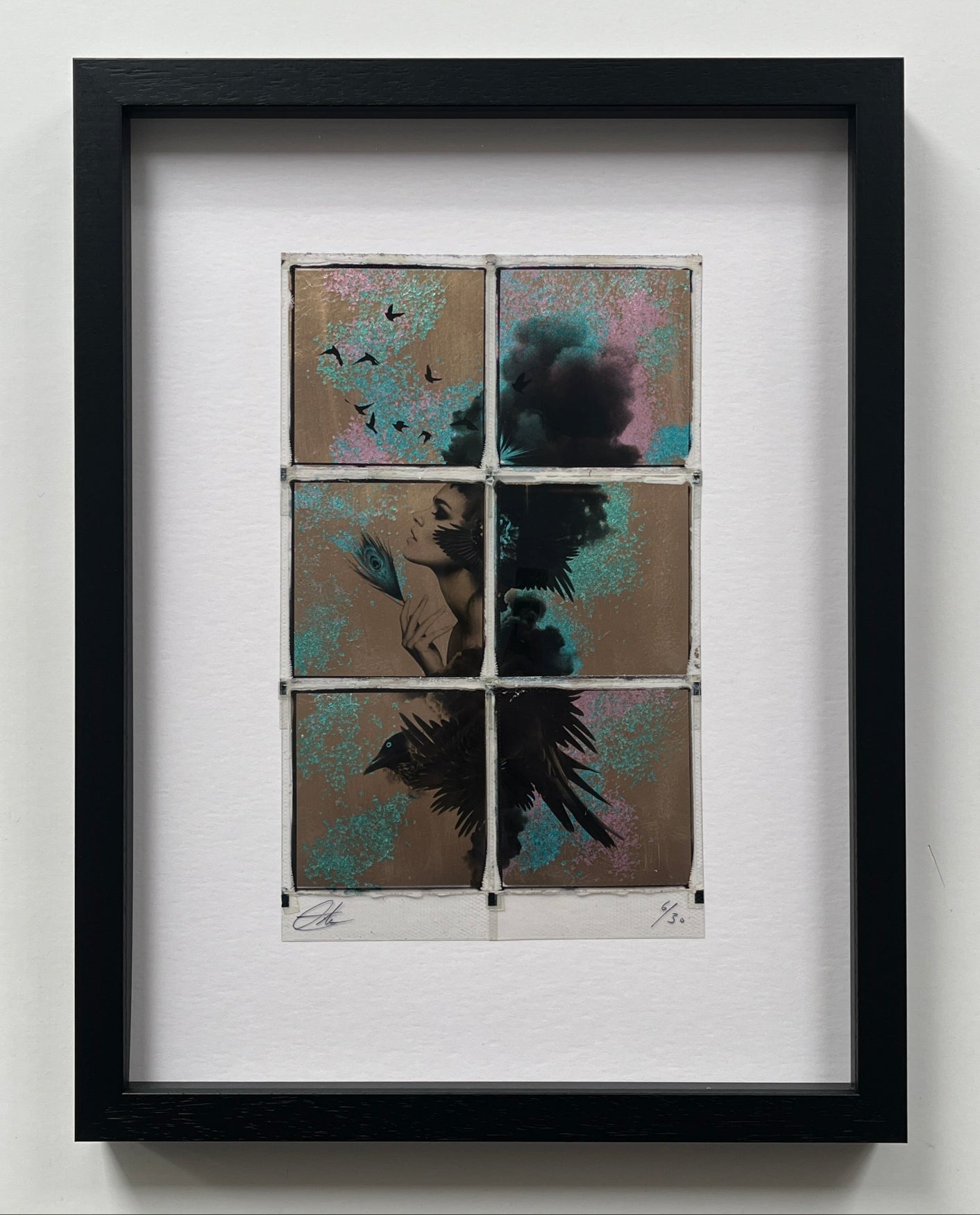 Andrew Millar - To Be Free (Champagne) - Framed Original Polaroids