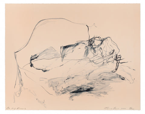 Tracey Emin - On My Knees - Signed Counter Editions Lithograph