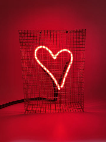 Andy Doig - Trembling Heart - Neon Heart Art - Brighton Neon Artist 