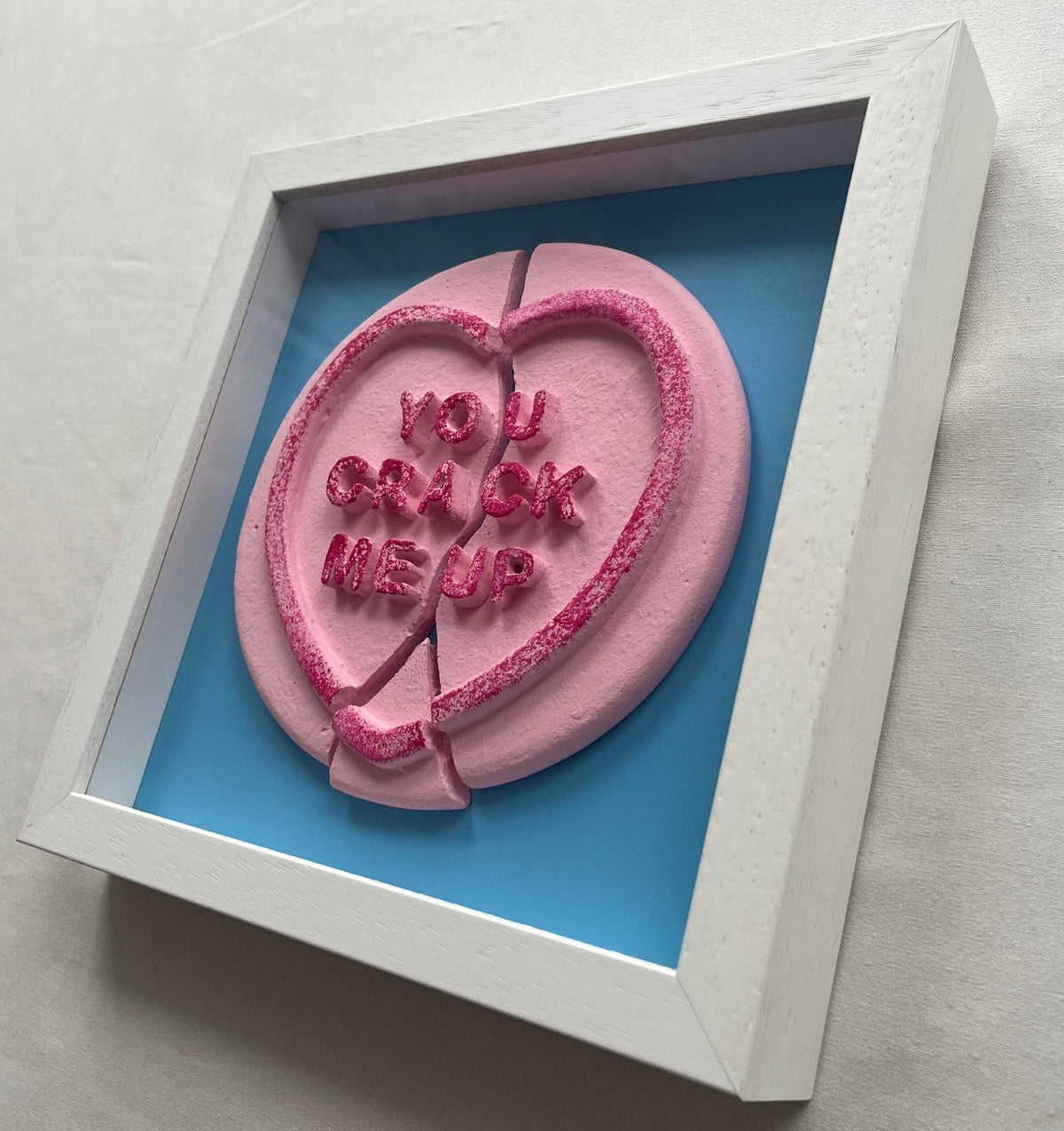 Dean Zeus Colman - Sweet Art (You Crack Me Up - Pink On Blue)