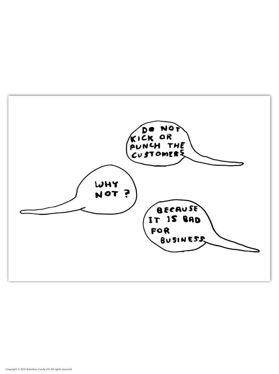 David Shrigley - Postcards (Many Different Designs!)