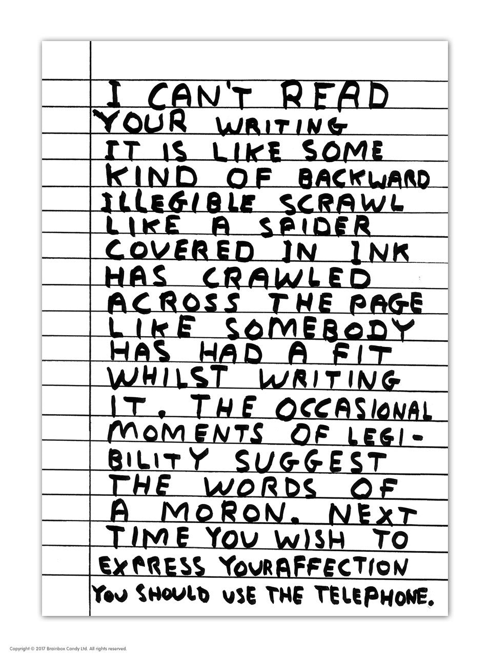 David Shrigley - Postcards (Many Different Designs!)