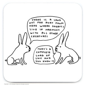 David Shrigley Coaster